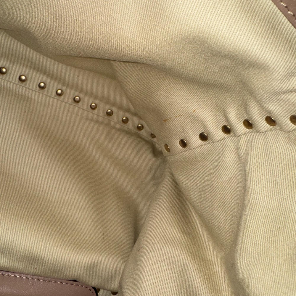 Valentino Garavani Beige Rockstud Tote - Picture 8 of 10